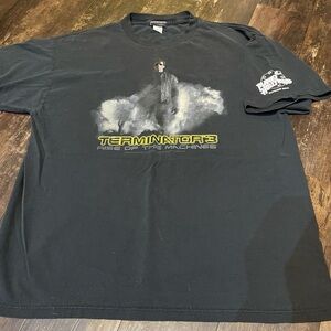 Vintage 2003 Planet Hollywood Terminator 3 Rise of the Machines TShirt size XL